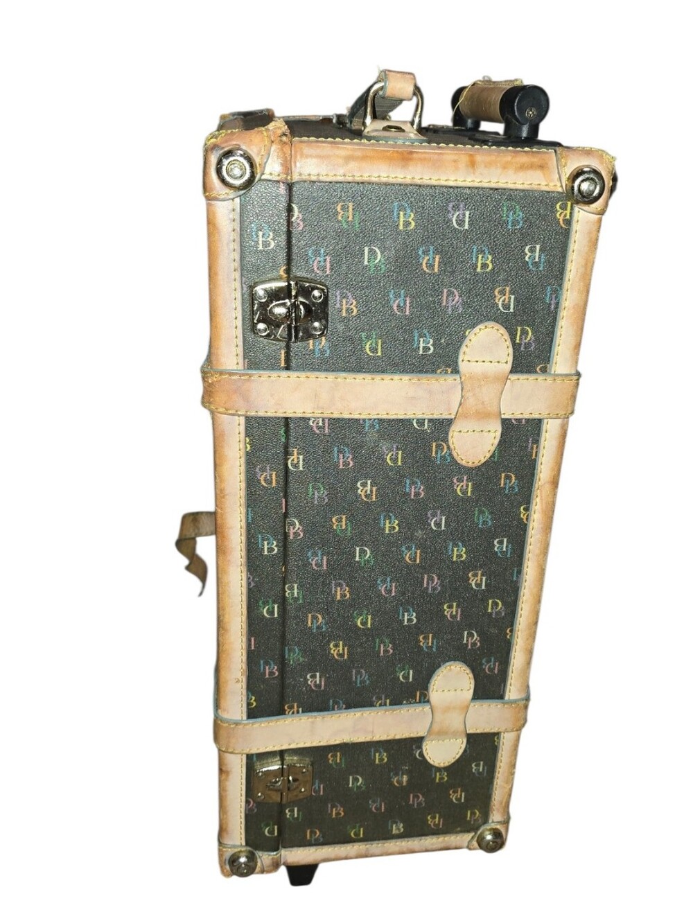 Dooney & Bourke hard-sided rolling steamer trunk - Picture 4 of 11